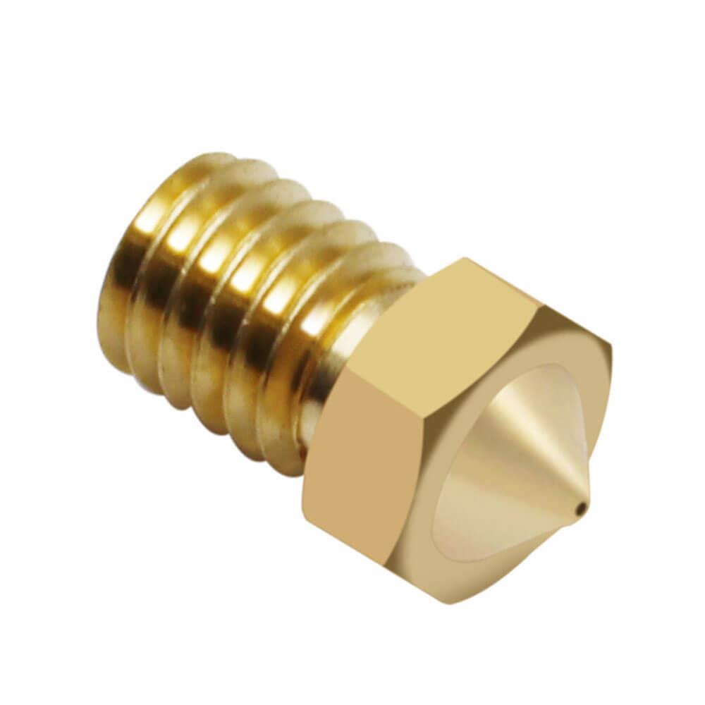 3D Yazıcı Extruder M6 3.0mm/ 0.3mm V5/V6 Pirinç Nozzle Baskı Kafası - GD24