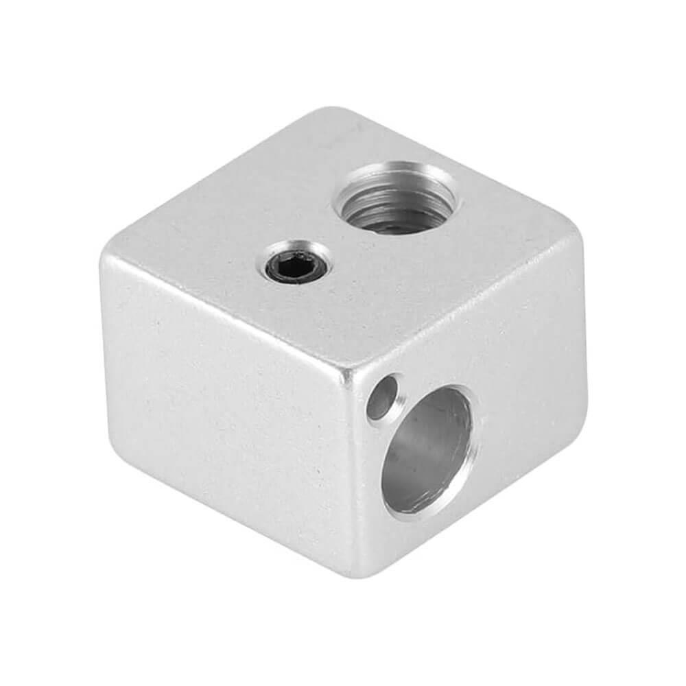 3D Yazıcı E3D V5 Isıtıcı Blok Baskı Kafası J Kafa 16x16x12mm Alüminyum Blok - GD46