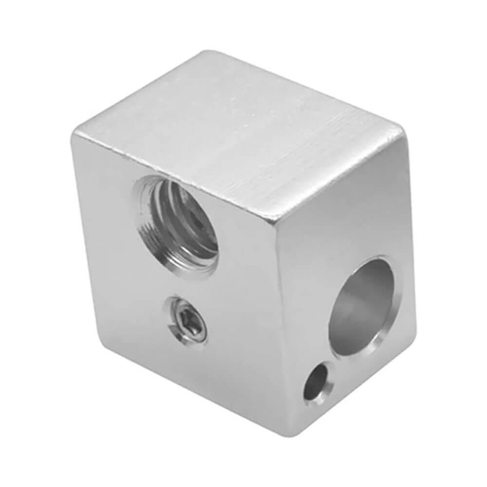 3D Yazıcı E3D V5 Isıtıcı Blok Baskı Kafası J Kafa 16x16x12mm Alüminyum Blok - GD46