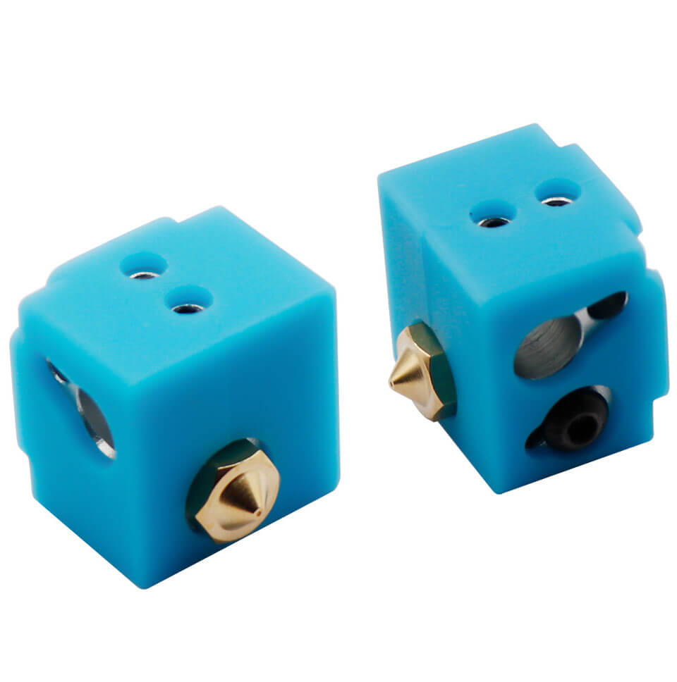 E3D-V5 Geliştirilmiş 280 ℃ Yüksek Sıcaklığa Dayanıklı Alüminyum Isıtıcı Blok Silikon Kılıfı - GD61
