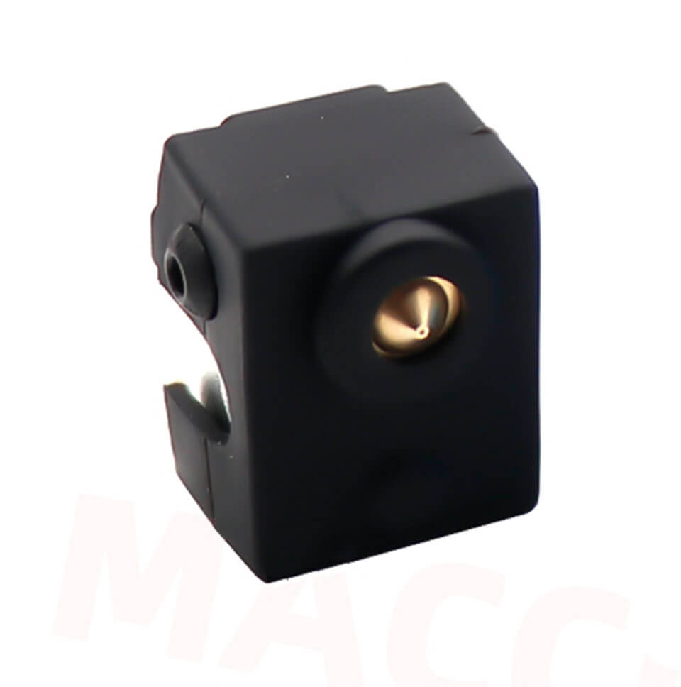 E3D-V6 Geliştirilmiş Alüminyum Isıtıcı Blok Silikon Kılıfı - Siyah - GD67