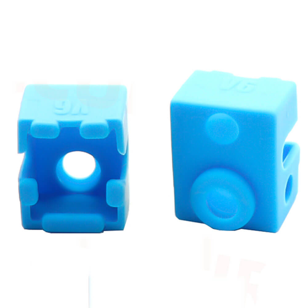 E3D-V6 Geliştirilmiş Alüminyum Isıtıcı Blok Silikon Kılıfı - Mavi - GD66