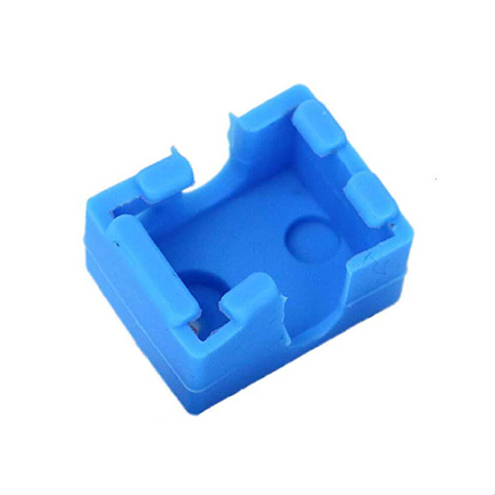 E3D-V6 Geliştirilmiş Alüminyum Isıtıcı Blok Silikon Kılıfı - Mavi - GD66