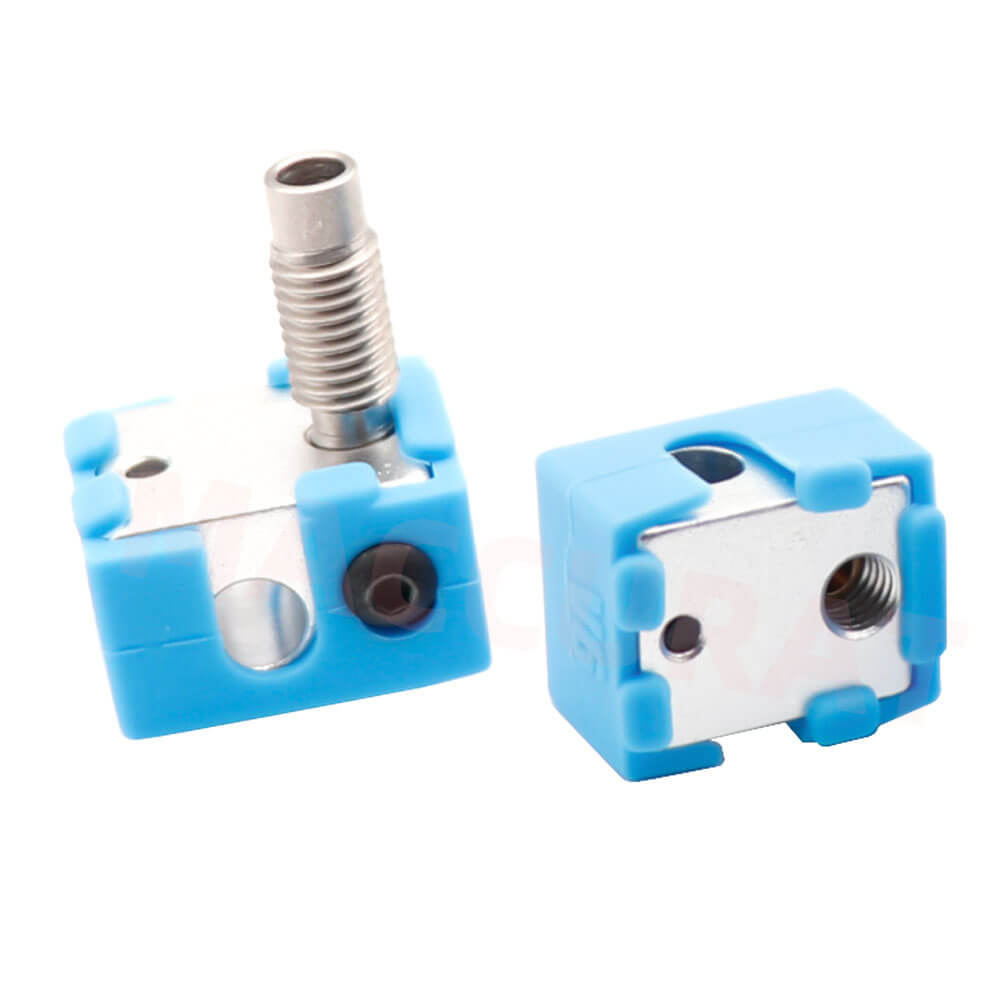 E3D-V6 Geliştirilmiş Alüminyum Isıtıcı Blok Silikon Kılıfı - Mavi - GD66