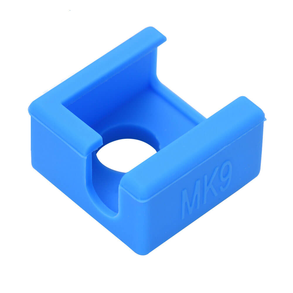 E3D-V6 Geliştirilmiş Yüksek Sıcaklığa Dayanıklı MK8/MK9 Alüminyum Isıtıcı Blok Silikon Kılıfı - Mavi - GD70