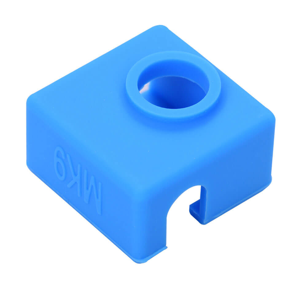 E3D-V6 Geliştirilmiş Yüksek Sıcaklığa Dayanıklı MK7/MK8/MK9 Alüminyum Isıtıcı Blok Silikon Kılıfı - Mavi -GD73