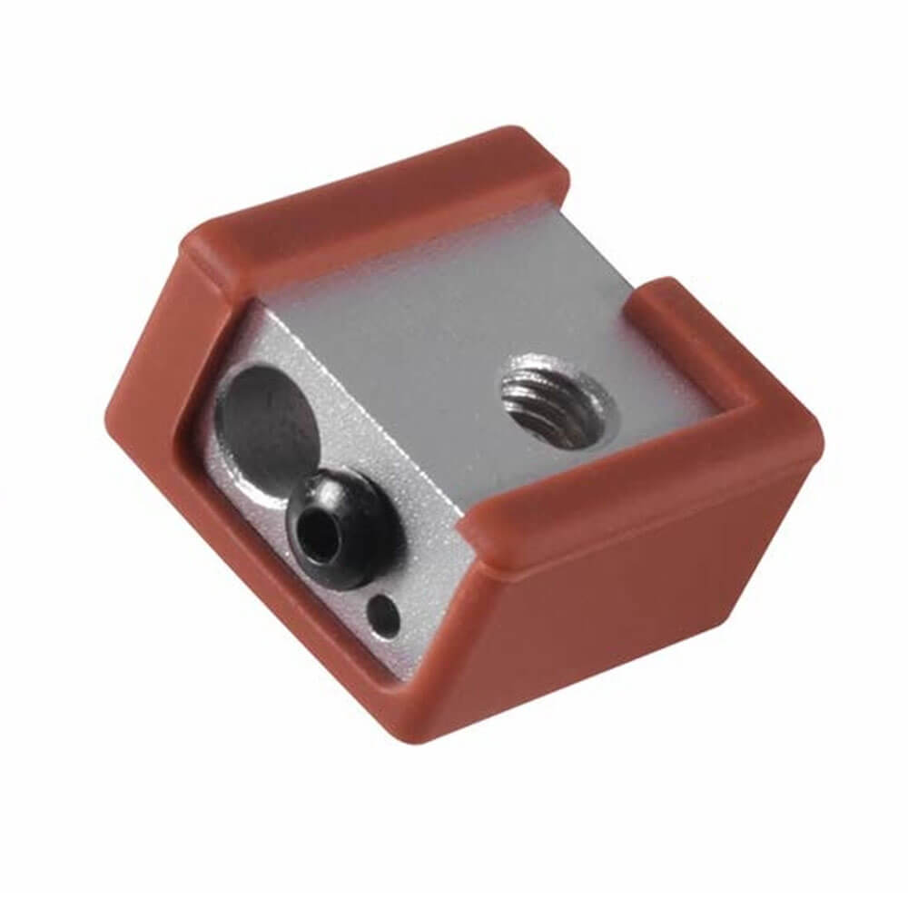 E3D-V6 Geliştirilmiş Yüksek Sıcaklığa Dayanıklı MK7/MK8/MK9 Alüminyum Isıtıcı Blok Silikon Kılıfı - Kırmızı - GD75