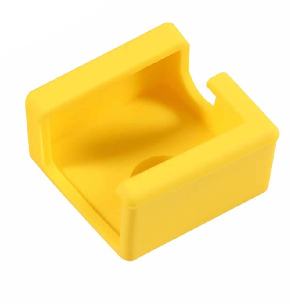 E3D-V6 Geliştirilmiş Yüksek Sıcaklığa Dayanıklı MK7/MK8/MK9 Alüminyum Isıtıcı Blok Silikon Kılıfı - Sarı - GD76