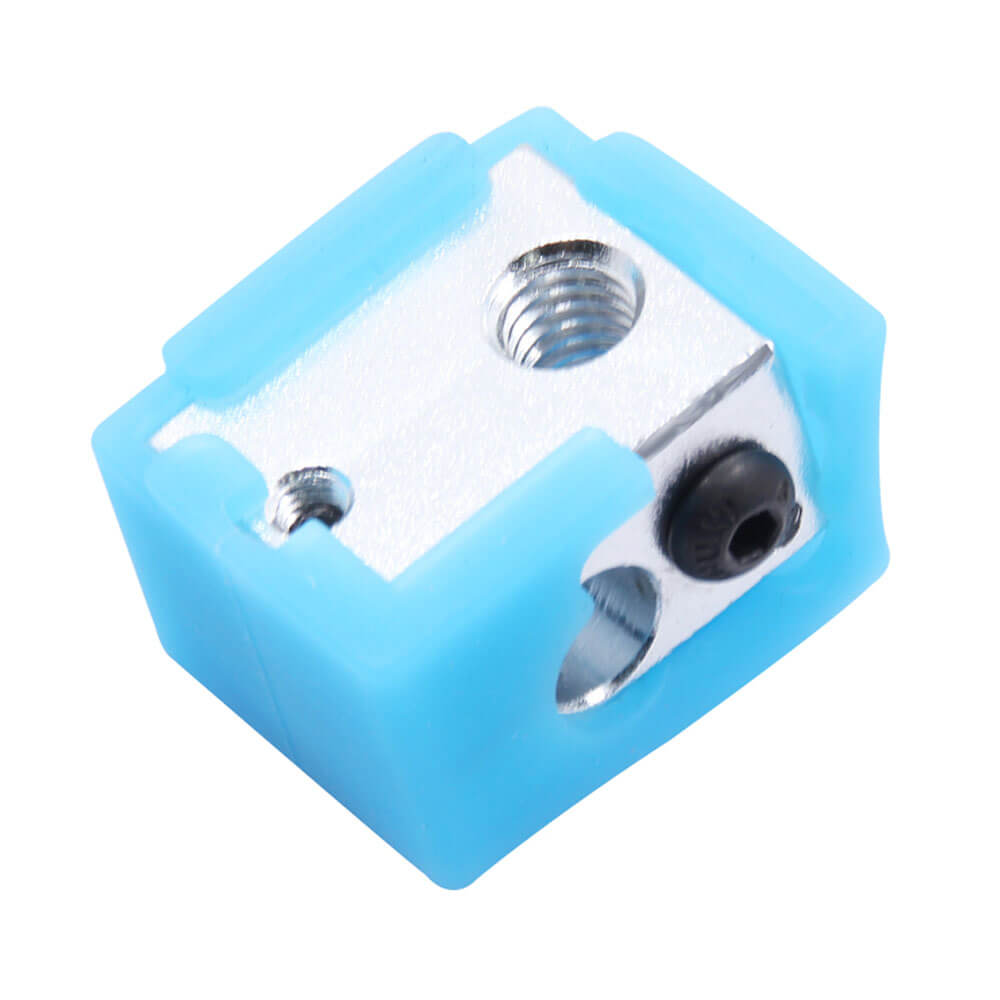 Mingtai E3D-V6 Alüminyum Isıtıcı Blok Silikon Kılıfı Yüksek Sıcaklık Korumalı - Mavi - GD77