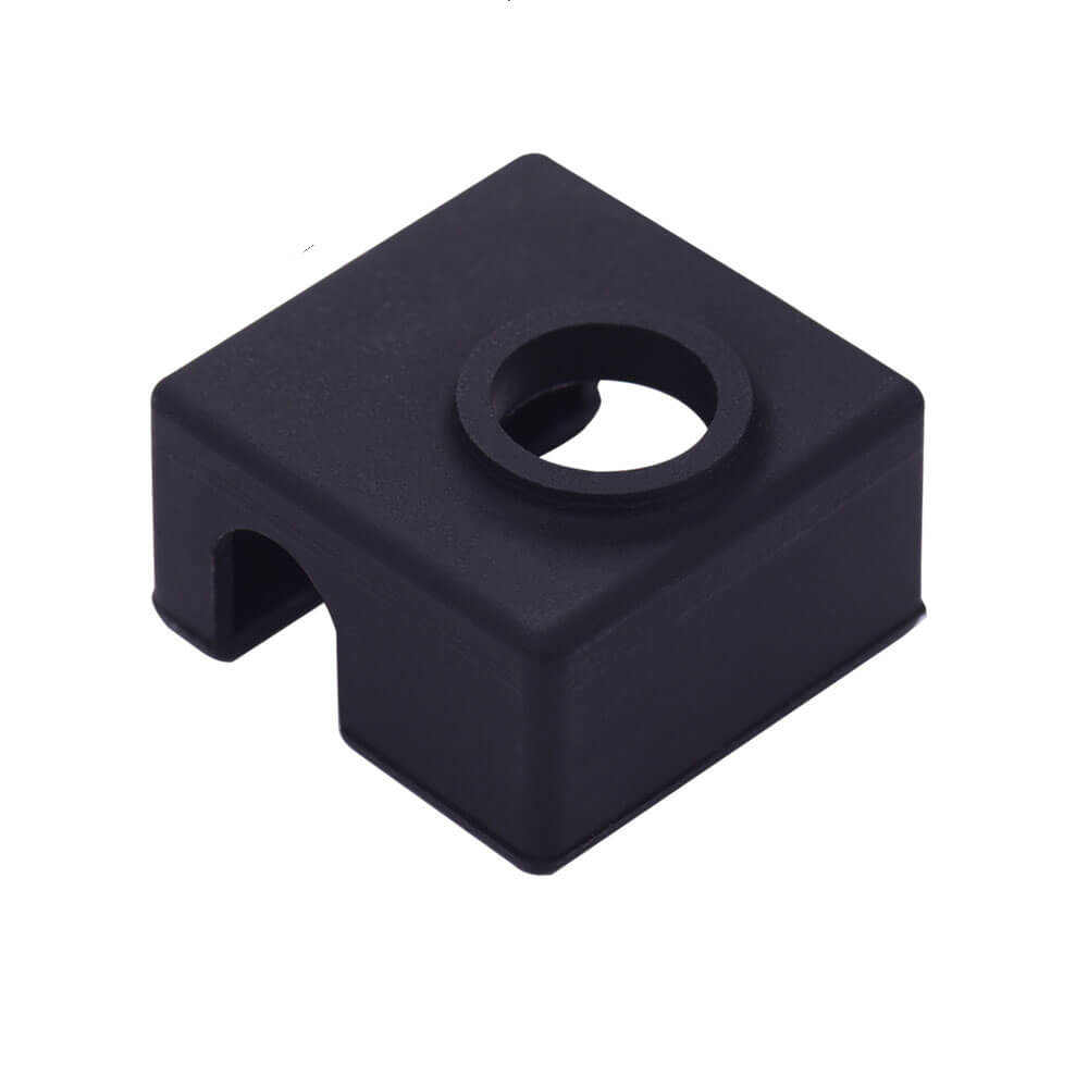 E3D-V6 Geliştirilmiş Yüksek Sıcaklığa Dayanıklı MK8/MK9 Alüminyum Isıtıcı Blok Silikon Kılıfı - Siyah - GD79