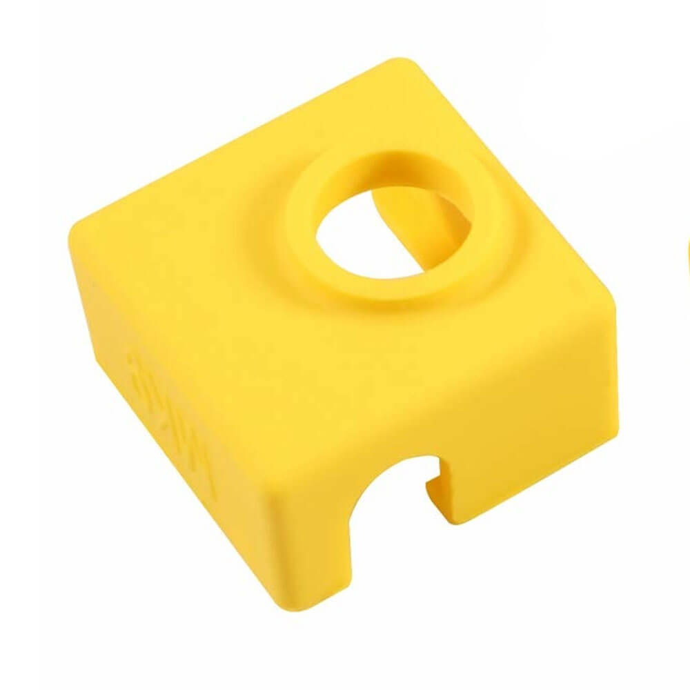 E3D-V6 Geliştirilmiş Yüksek Sıcaklığa Dayanıklı MK8/MK9 Alüminyum Isıtıcı Blok Silikon Kılıfı - Sarı - GD81