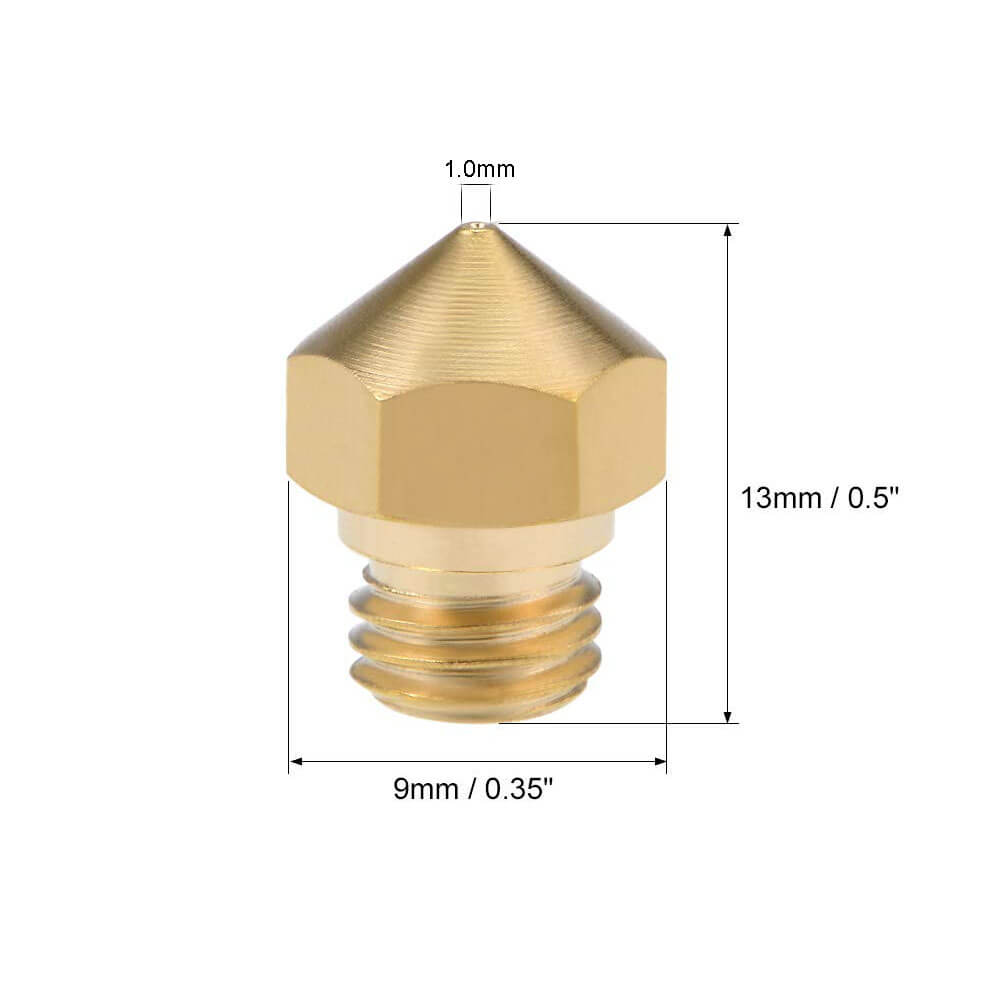 3D Yazıcı MK10 Extruder 1.75mm/ 1.0mm Baskı Kafası Nozzle - GD96