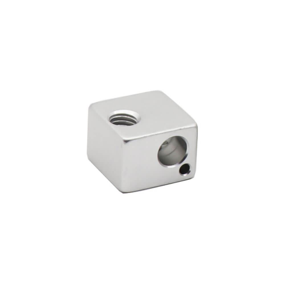3D Yazıcı E3D V5 Isıtıcı Blok Baskı Kafası J Kafa Çift Taraflı 16x16x12mm Alüminyum Blok