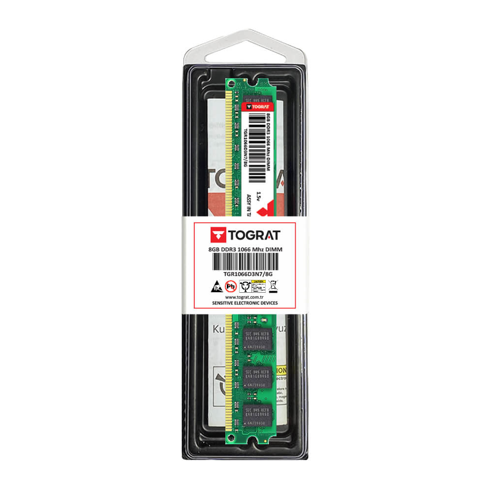 8GB DDR3 1066 MHz Masaüstü PC Ram Bellek - TGR1066D3N7/8G - 1.5v