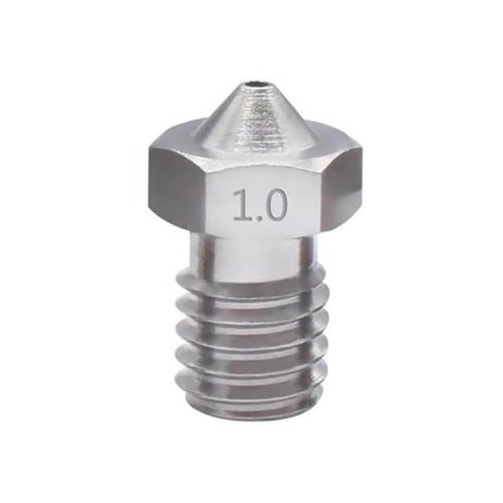 3D Yazıcı E3D V5-V6 MK8 Extruder 1.75mm/1.0mm Paslanmaz Çelik Nozzle M6 - GD111