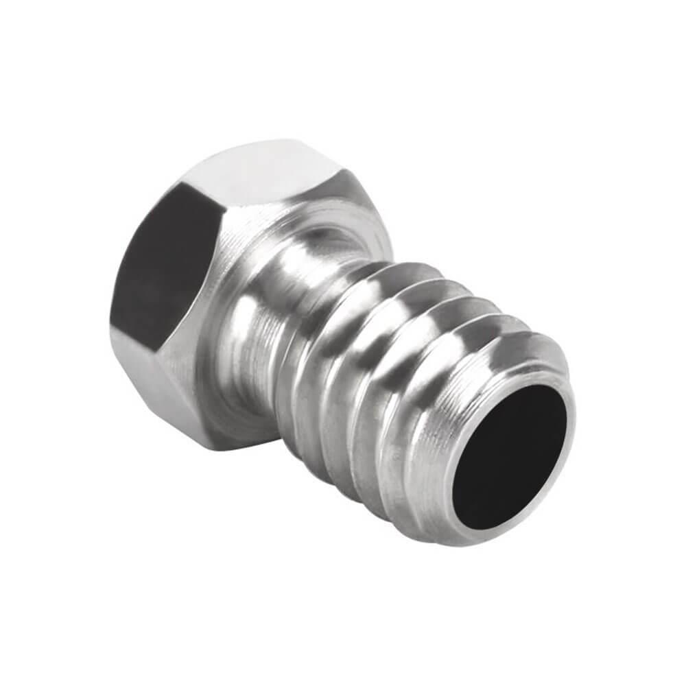 3D Yazıcı E3D V5-V6 MK8 Extruder 3mm/0.4mm Paslanmaz Çelik Nozzle M6 - GD112