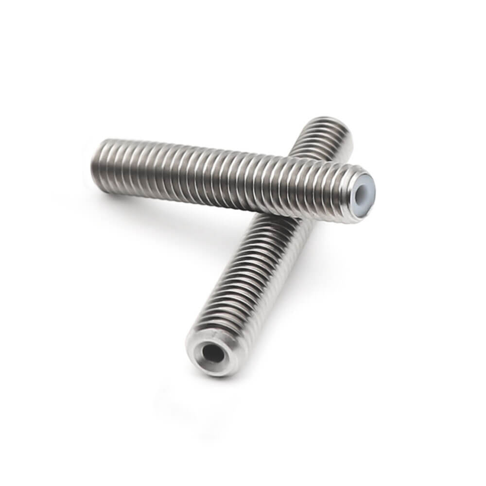 3D Yazıcı M6 Boğaz PTFE Boru Paslanmaz Çelik MK8 Besleme Tüpü Memesi Boğazı 30x6mm - GD117