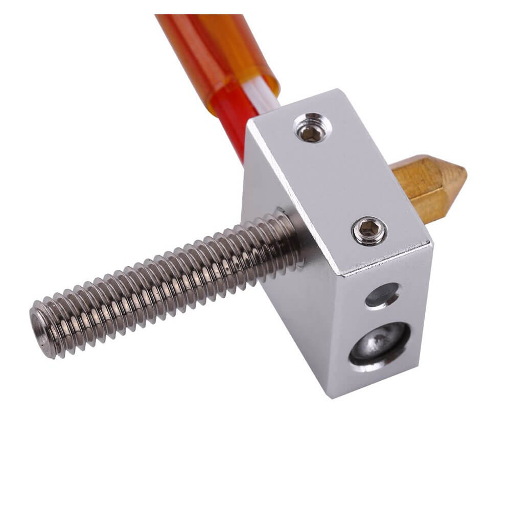 3D Yazıcı MK8 Extruder 0.4mm Nozzle Hotend Filament Isıtıcı Blok Silikon Kılıf Termistör Seti - GD115
