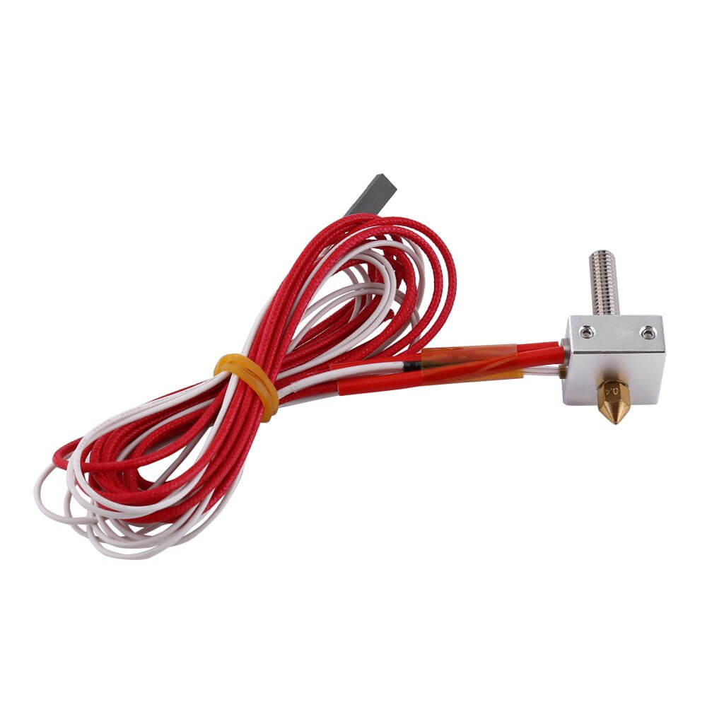 3D Yazıcı MK8 Extruder 0.4mm Nozzle Hotend Filament Isıtıcı Blok Silikon Kılıf Termistör Seti - GD115