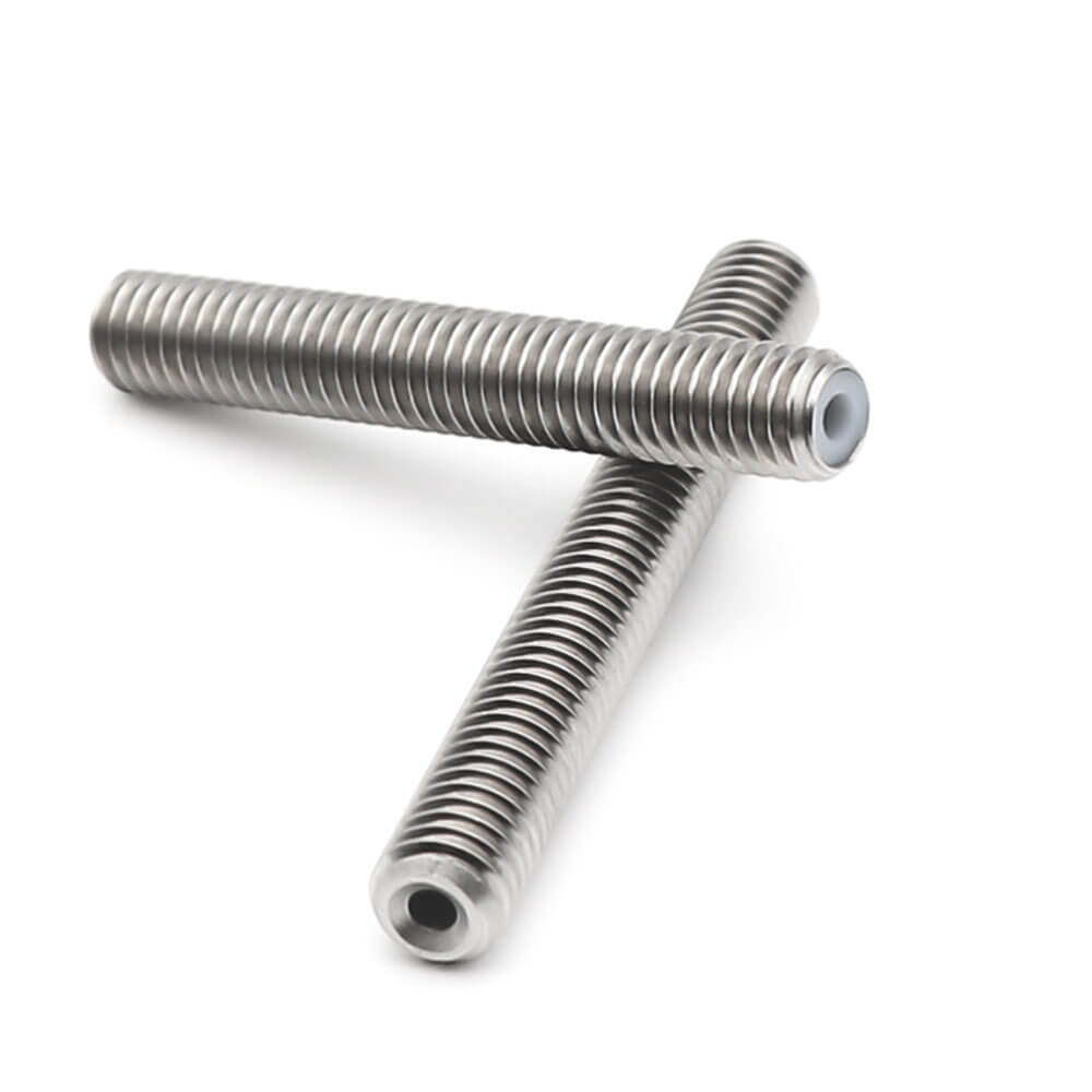 3D Yazıcı M6 Boğaz PTFE Boru Paslanmaz Çelik MK8 Besleme Tüpü Memesi Boğazı 40x6mm - GD118