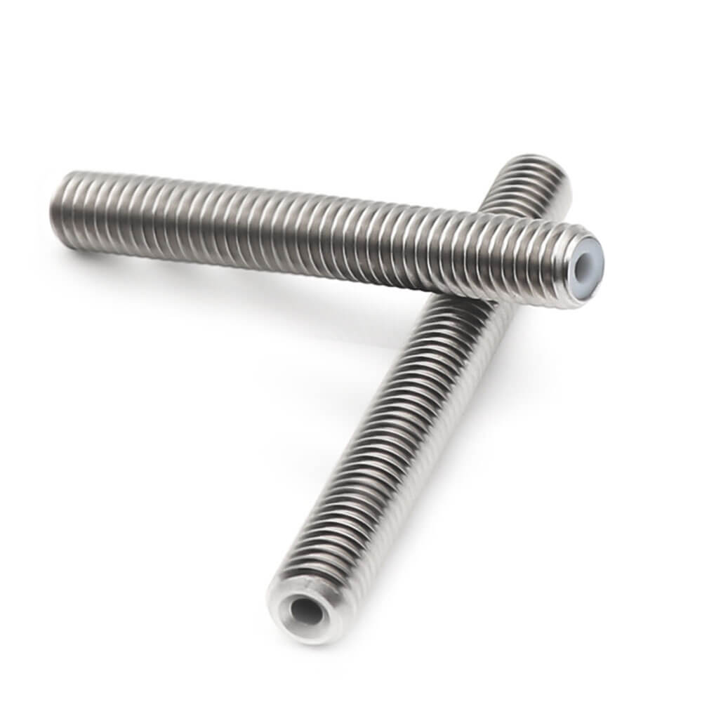 3D Yazıcı M6 Boğaz PTFE Boru Paslanmaz Çelik MK8 Besleme Tüpü Memesi Boğazı 50x6mm - GD119