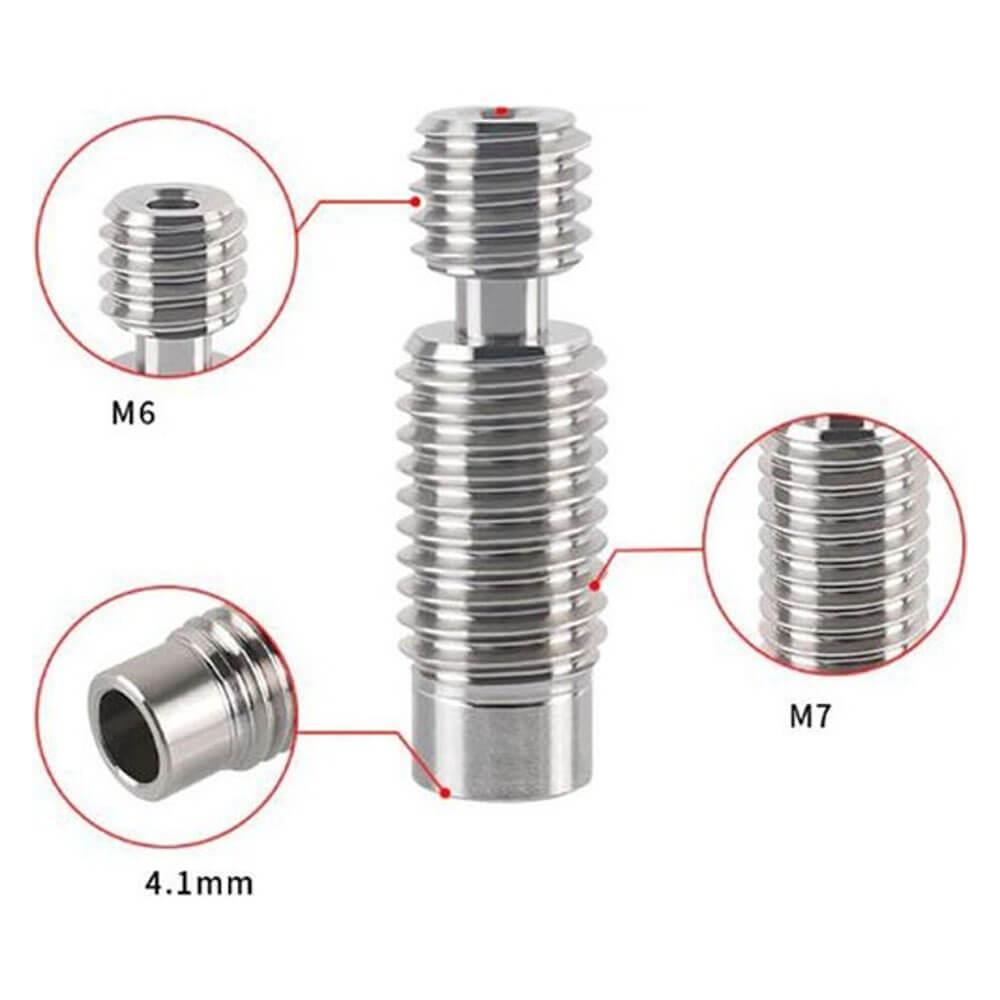3D Yazıcı E3D V6 M7X22MM Barel - 4.1mm - GD140