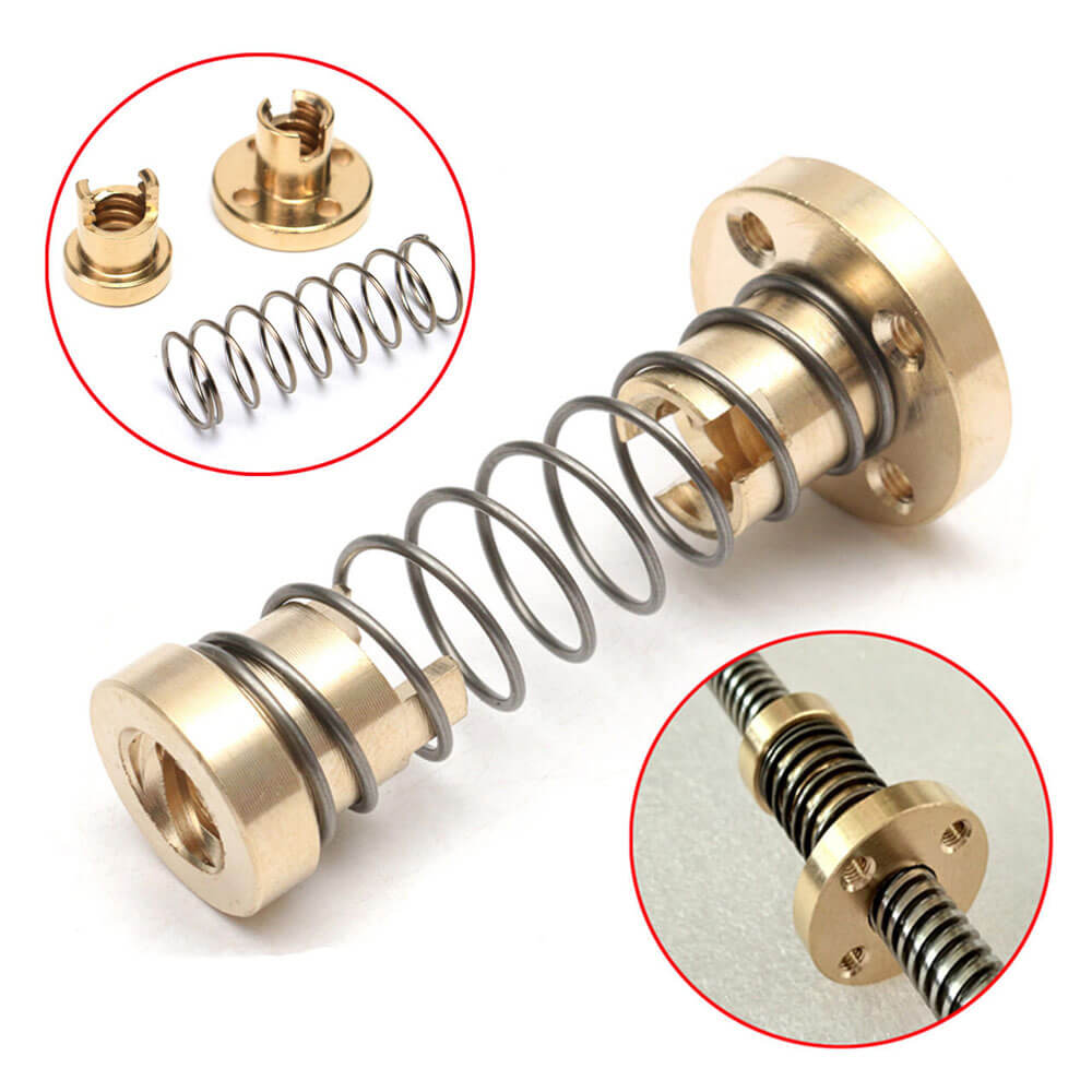 3D Yazıcı T8 Yaylı Trapez Somun 8mm