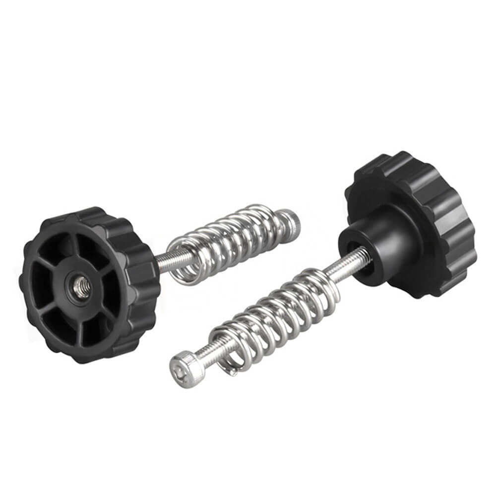 3D Yazıcı Sıcak Yatak Tesviye Kiti M3*45*22mm Vidalı Enjeksiyon Büyük Boy Vidalı Somun + Gümüş Yay Seti - GD154