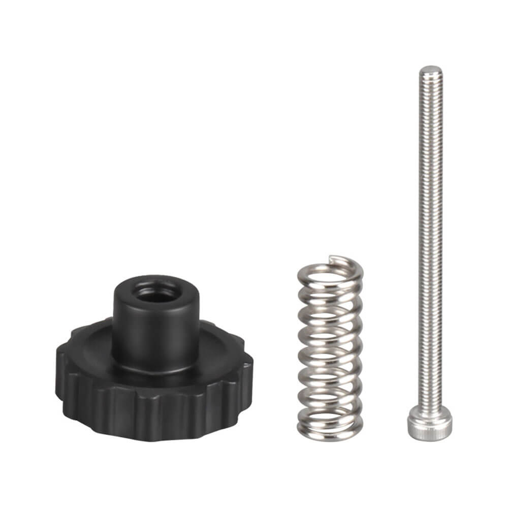 3D Yazıcı Sıcak Yatak Tesviye Kiti M3*45*22mm Vidalı Enjeksiyon Büyük Boy Vidalı Somun + Gümüş Yay Seti - GD154
