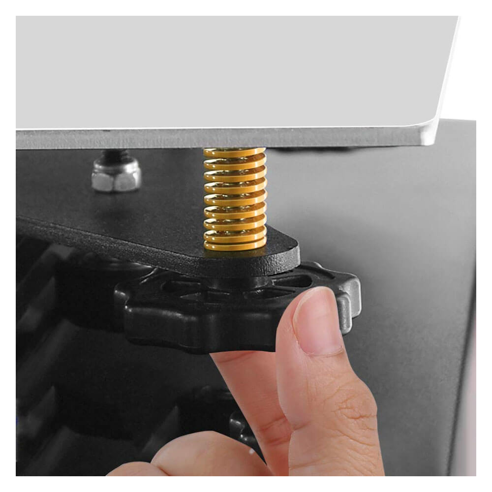 3D Yazıcı Sıcak Yatak Tesviye Kiti M3*45*22mm Vidalı Enjeksiyon Büyük Boy Vidalı Somun + Turuncu Yay Seti - GD155