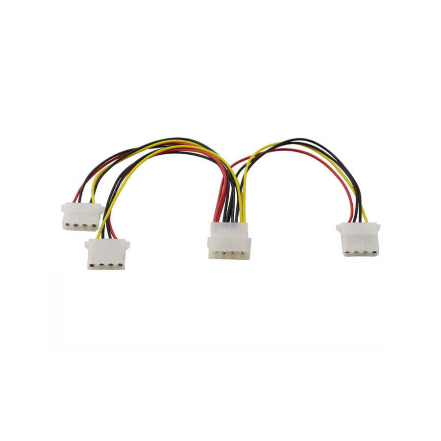 Power Çoklayıcı Kasa İçi 4 Pin Molex 1 Erkek 3 Dişi Kablo
