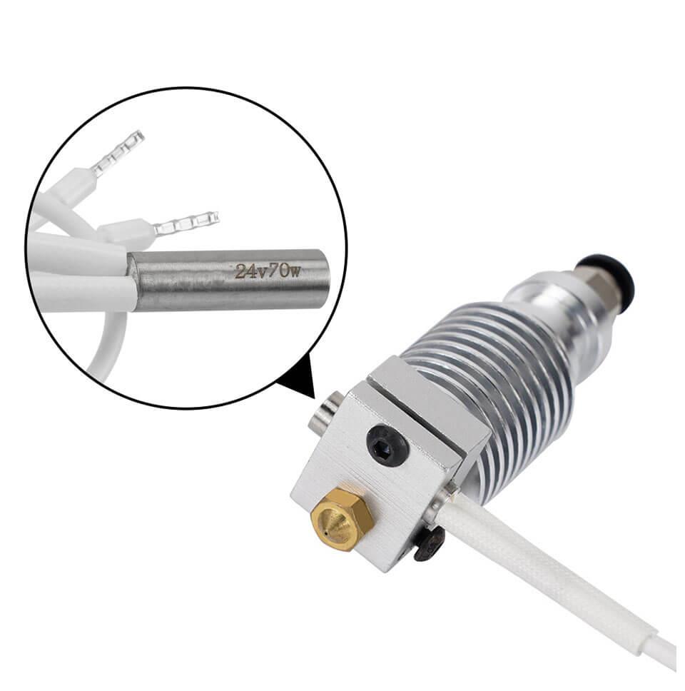 3D Yazıcı Isıtma Tüpü 6x20mm 12V 70W Seramik Kartuş Isıtıcı