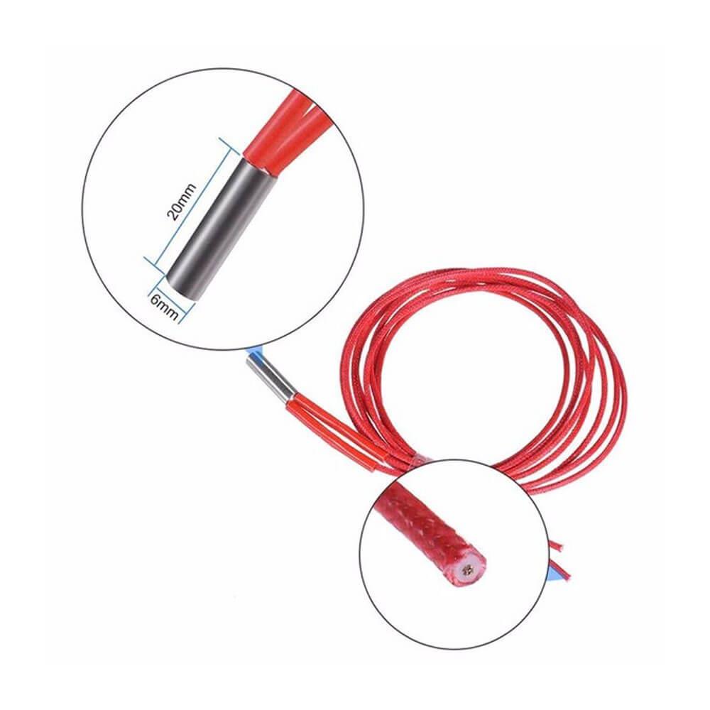 3D Printer 12V 30W Seramik Isıtıcı Kartuş - 100cm - GD163
