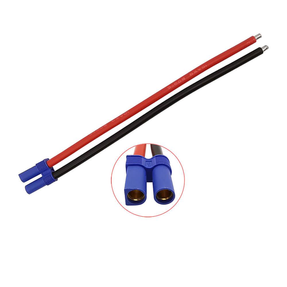 Lipo Pil EC5 Dişi Konnektör - 13cm 10AWG-GF23