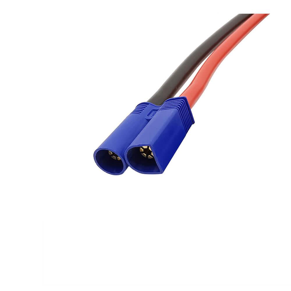 Lipo Pil EC5 Erkek Konnektör - 13cm 10AWG-GF22