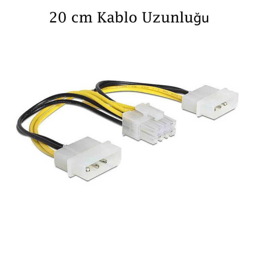 8 Pin Anakart Power Güç Kablosu - Özel Üretim Bakır Isınma Yapmaz