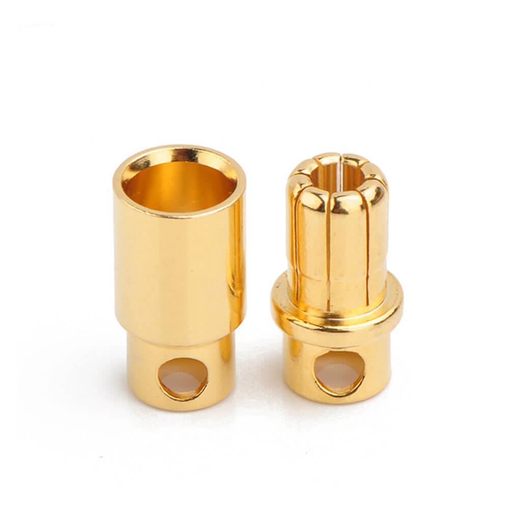 6.0mm Altın Kaplama Banana Erkek Soket 60A Pil Batarya Lion Bullet Plug-GF39