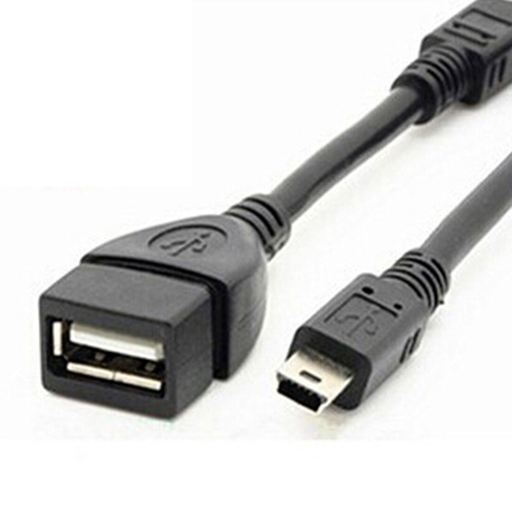 5 Pin Mini USB Erkek to USB Dişi OTG Kablo - Hızlı Aktarım