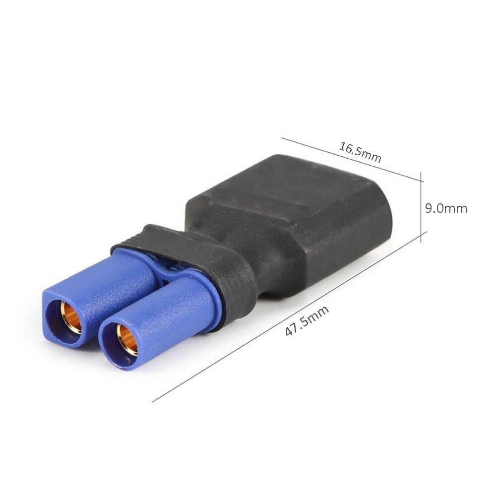 Xt60 Fiş Erkek To Ec5 Fiş Dişi Konnektör Kablosuz Adaptör Rc Lipo Pil