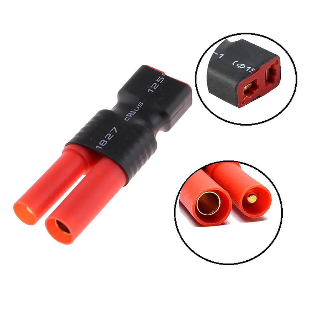 T Plug Fiş Dişi Hxt 4.0mm Dişi Banana Konnektör Adaptör Kablosuz Rc Pil Konnektörü Lipo