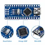 Arduino Nano Klon v3.0 Atmega328p - USB CH340 Chip (USB Kablo Dahil)