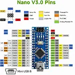 Arduino Nano Klon v3.0 Atmega328p - USB CH340 Chip (USB Kablo Dahil)