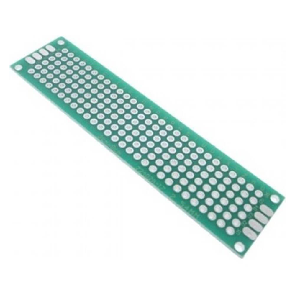 2x8cm Proto Pcb Tek Taraflı Delikli Pertenaks Prototip Deney Kartı Delikli Plaket Pertinaks - YA20
