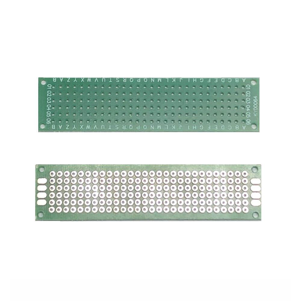 2x8cm Proto Pcb Tek Taraflı Delikli Pertenaks Prototip Deney Kartı Delikli Plaket Pertinaks - YA20