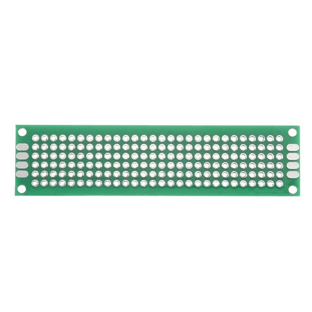 2x8cm Proto Pcb Tek Taraflı Delikli Pertenaks Prototip Deney Kartı Delikli Plaket Pertinaks - YA20