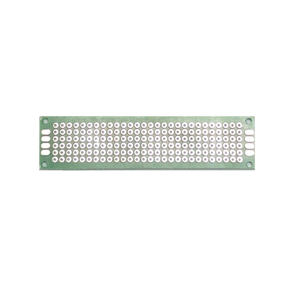 2x8cm Proto Pcb Tek Taraflı Delikli Pertenaks Prototip Deney Kartı Delikli Plaket Pertinaks - YA20