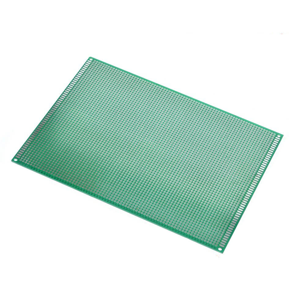 15x20cm Proto Pcb Tek Taraflı Delikli Pertinaks Prototip Deney Kartı Delikli Plaket Pertenaks - YA26