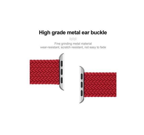 Apple Watch 1 2 3 4 5 6 7 8 Se Ultra Spor Loop Örgü Kordon M Beden 38/40/41mm - Açık Gri 05.Açık Gri - BW13