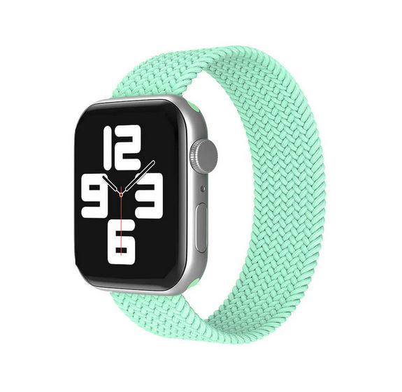 Apple Watch 1 2 3 4 5 6 7 8 Se Ultra Spor Loop Örgü Kordon M Beden 38/40/41mm - Su Yeşili 13-Su Yeşil - BW13