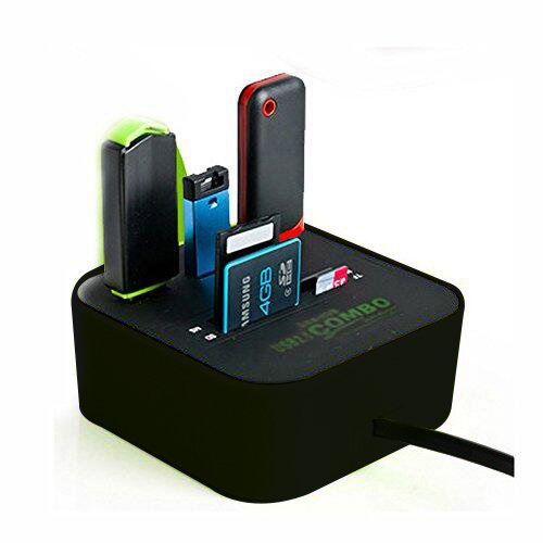 3 Port Usb 2.0 Hub Usb Çoklayıcı Usb Kart Okuyucu